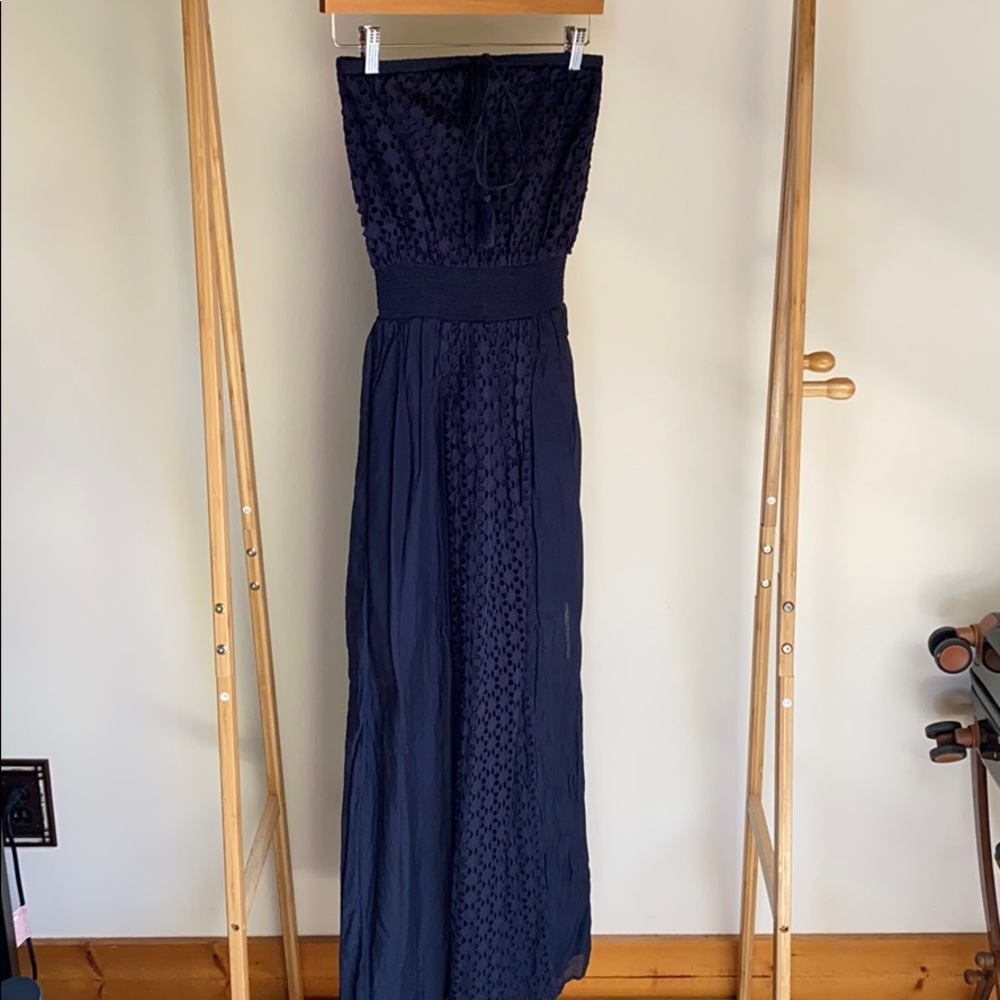 Long eyelet dress